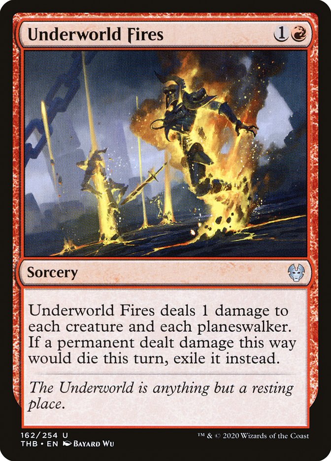 Underworld Fires – Uncommon Magic: The Gathering card from Theros Beyond Death (#162)