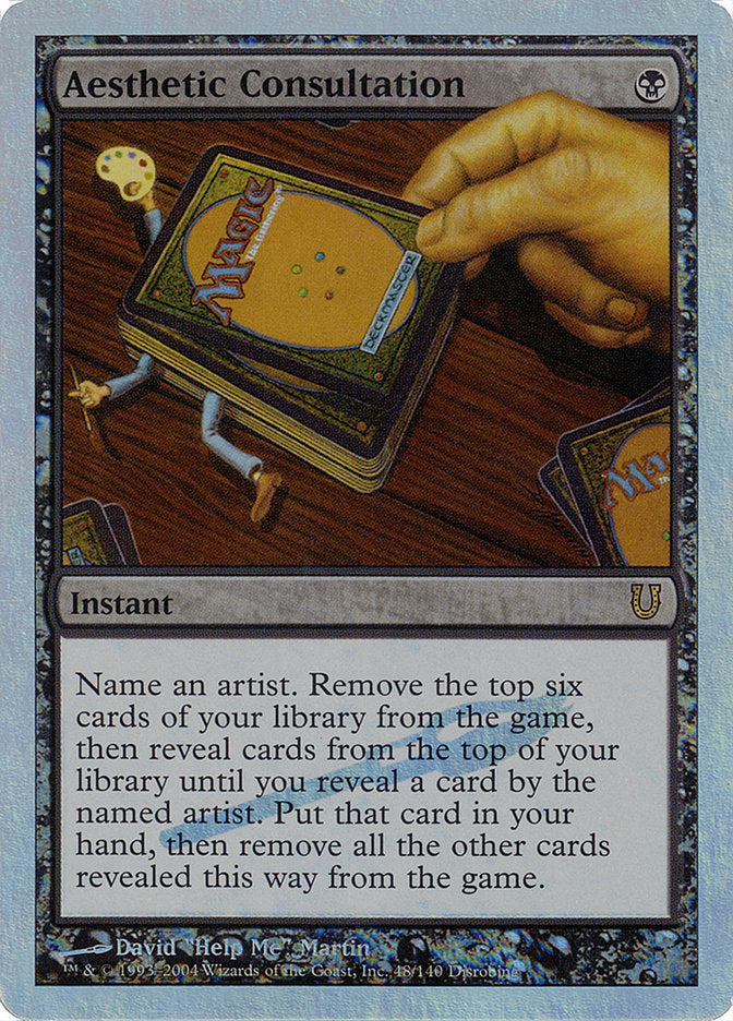 Aesthetic Consultation – Rare Magic: The Gathering card from Unhinged (#48★)