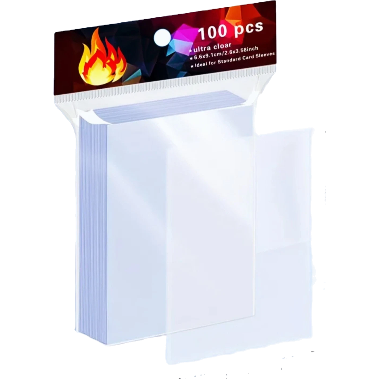 100x Soft Clear Trading Card Sleeves – Standard Size Protectors for TCG, Sports — Moore Collectables UK