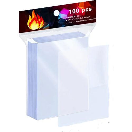 100x Soft Clear Trading Card Sleeves – Standard Size Protectors for TCG, Sports — Moore Collectables UK