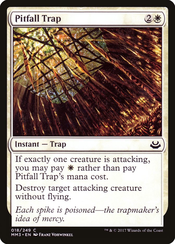 Pitfall Trap – Common Magic: The Gathering card from Modern Masters 2017 (#18)