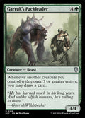 Garruk's Packleader – Uncommon Magic: The Gathering card from Bloomburrow Commander (#218)