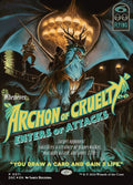 Archon of Cruelty – Mythic Magic: The Gathering card from Duskmourn: House of Horror Commander (#371)