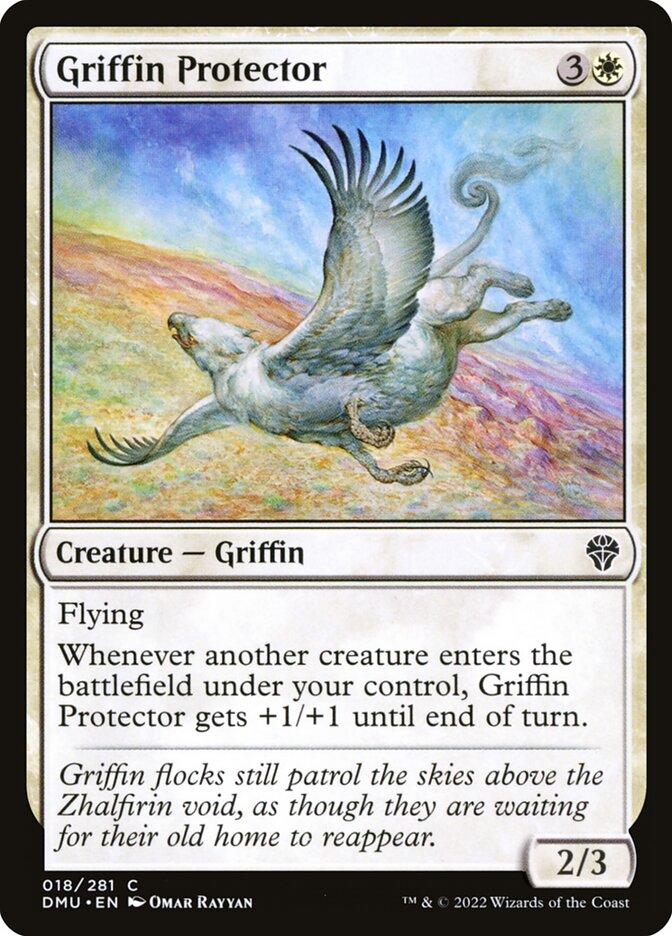 Griffin Protector – Common Magic: The Gathering card from Dominaria United (#18)