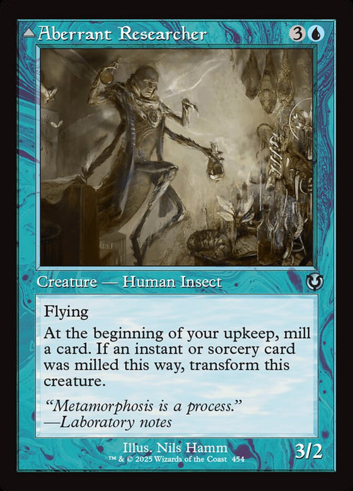 Aberrant Researcher // Perfected Form – Uncommon Magic: The Gathering card from Innistrad Remastered (#454)