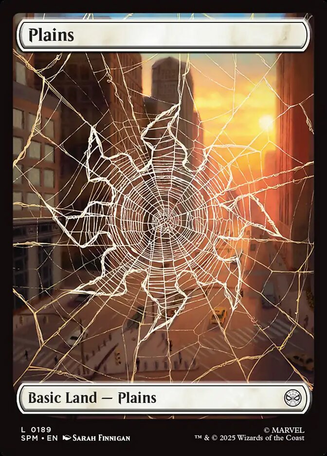 Plains – Common Magic: The Gathering card from Marvel's Spider-Man (#189)