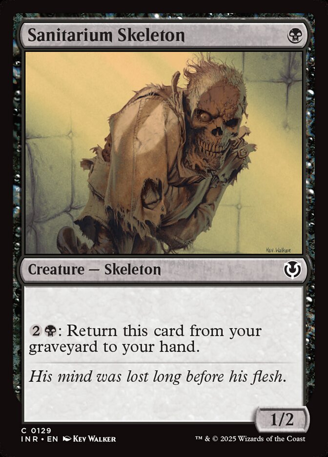Sanitarium Skeleton – Common Magic: The Gathering card from Innistrad Remastered (#129)