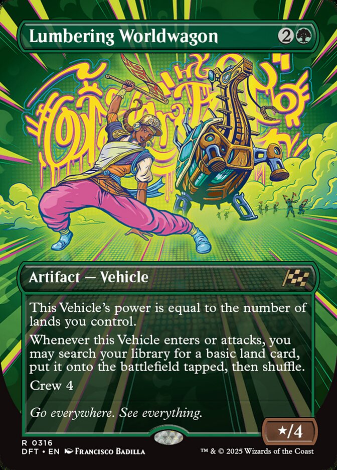 Lumbering Worldwagon – Rare Magic: The Gathering card from Aetherdrift (#316)