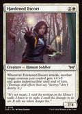 Hardened Escort – Common Magic: The Gathering card from Duskmourn: House of Horror (#16)