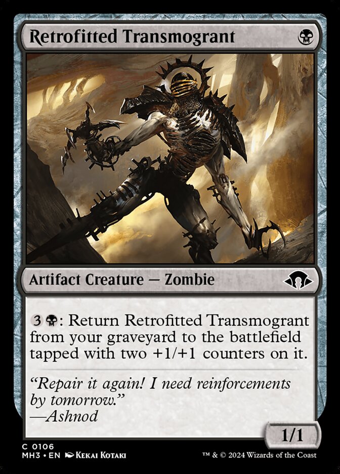 Retrofitted Transmogrant – Common Magic: The Gathering card from Modern Horizons 3 (#106)