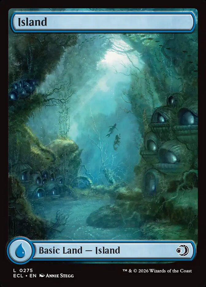 Island – Common Magic: The Gathering card from Lorwyn Eclipsed (#275)