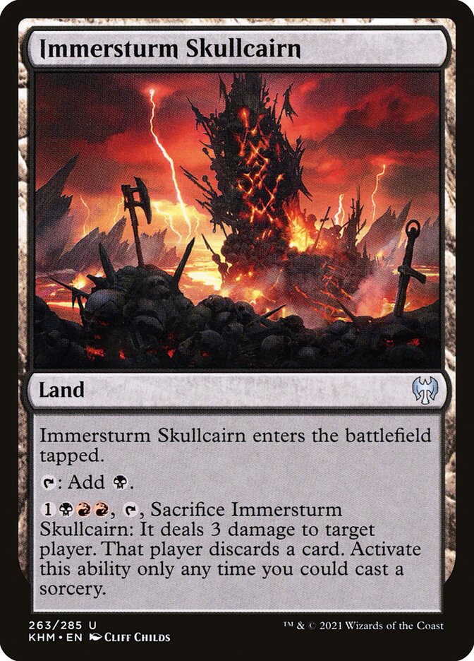 Immersturm Skullcairn – Uncommon Magic: The Gathering card from Kaldheim (#263)