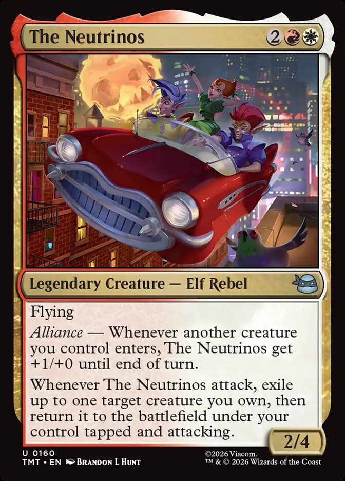 The Neutrinos – Uncommon Magic: The Gathering card from Teenage Mutant Ninja Turtles (#160)