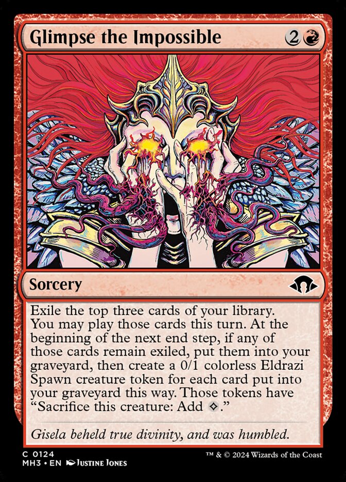 Glimpse the Impossible – Common Magic: The Gathering card from Modern Horizons 3 (#124)