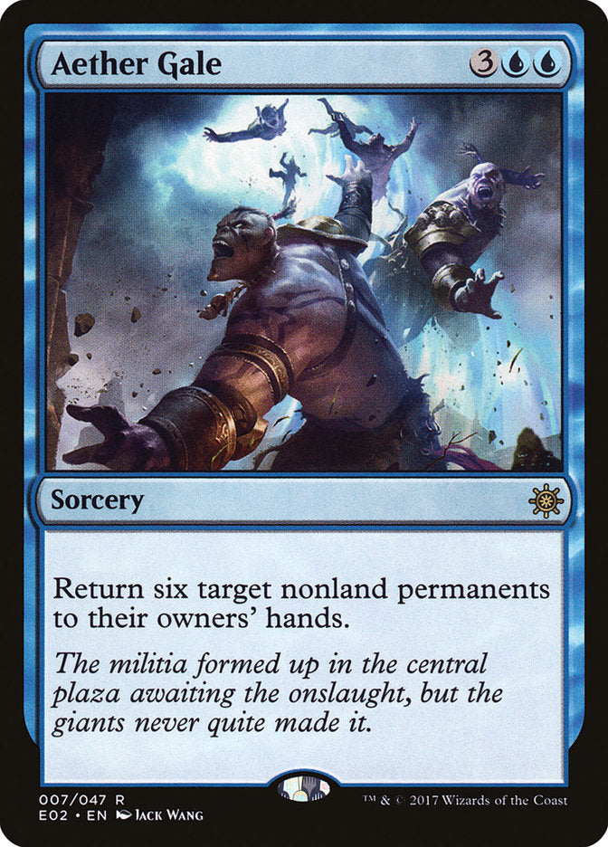 Aether Gale – Rare Magic: The Gathering card from Explorers of Ixalan (#7)