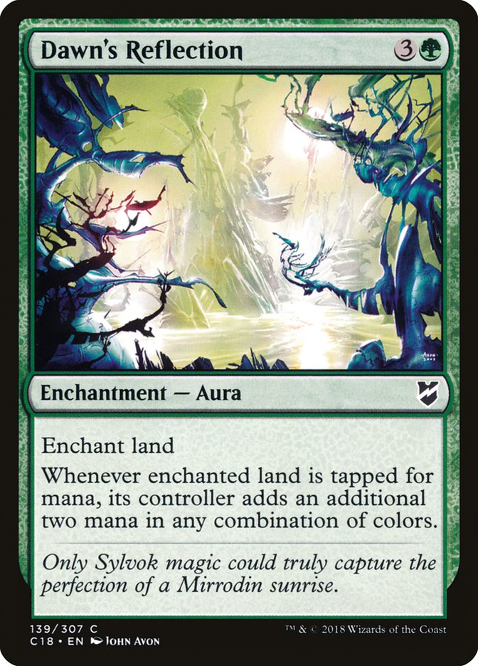 Dawn's Reflection – Common Magic: The Gathering card from Commander 2018 (#139)