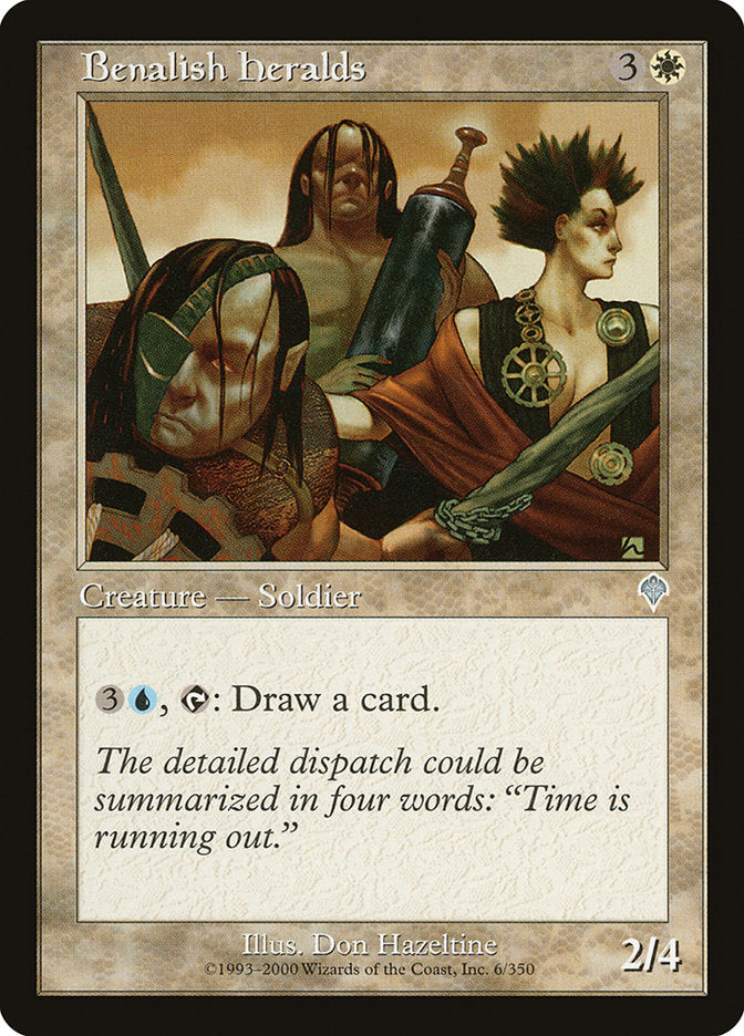 Benalish Heralds – Uncommon Magic: The Gathering card from Invasion (#6)