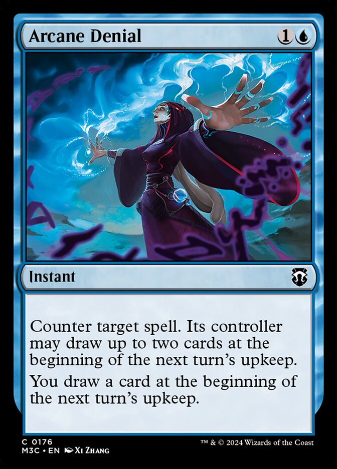 Arcane Denial – Common Magic: The Gathering card from Modern Horizons 3 Commander (#176)
