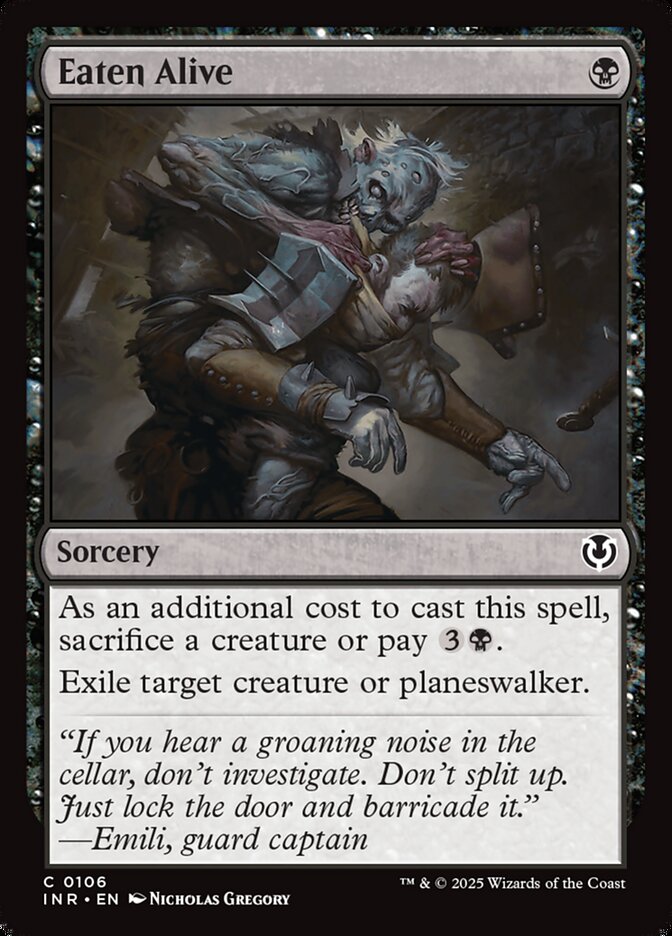 Eaten Alive – Common Magic: The Gathering card from Innistrad Remastered (#106)