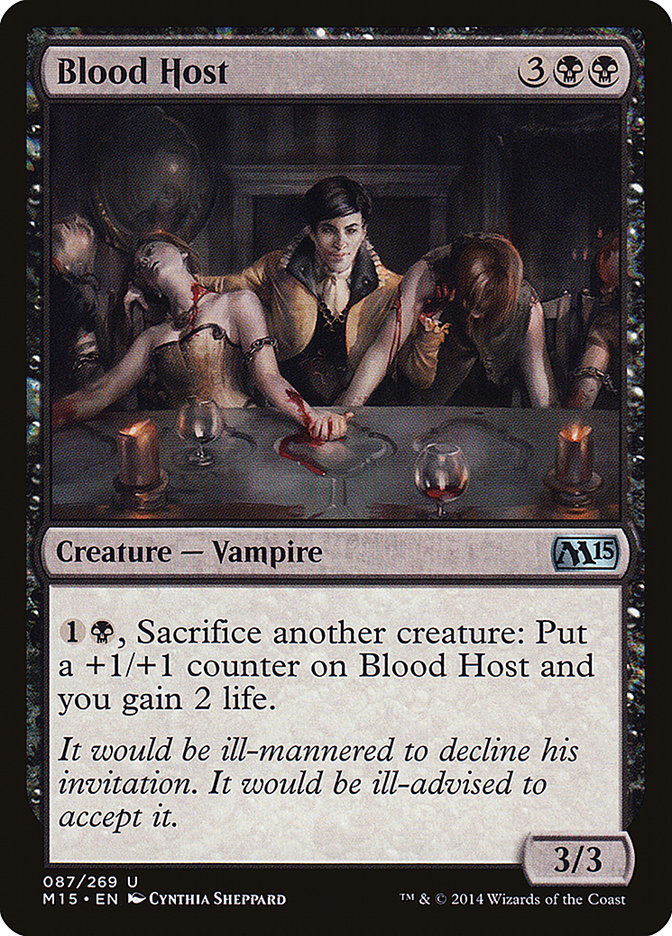 Blood Host – Uncommon Magic: The Gathering card from Magic 2015 (#87)