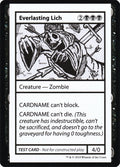 Everlasting Lich – Rare Magic: The Gathering card from Mystery Booster Playtest Cards 2021 (#41)