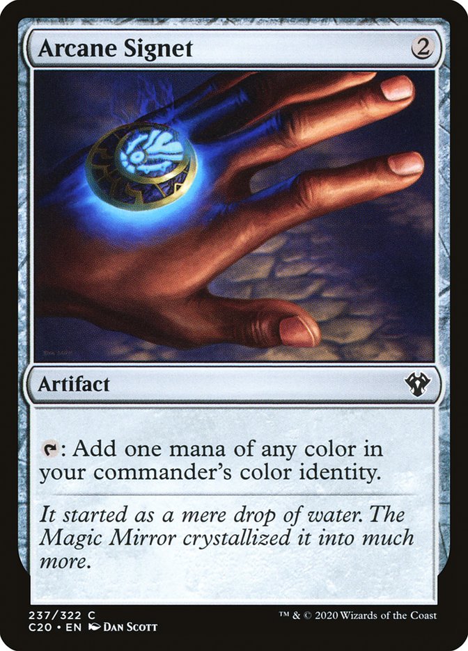 Arcane Signet – Common Magic: The Gathering card from Commander 2020 (#237)