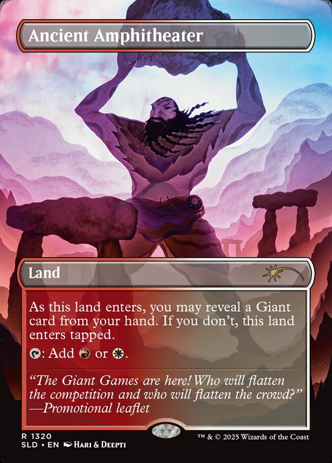 Ancient Amphitheater – Rare Magic: The Gathering card from Secret Lair Drop (#1320)