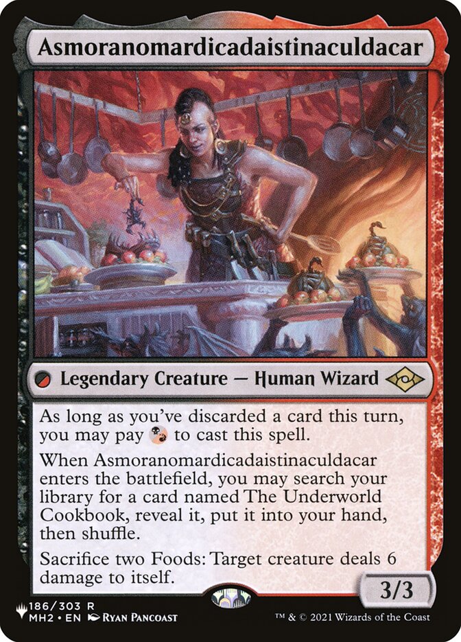 Asmoranomardicadaistinaculdacar – Rare Magic: The Gathering card from The List (#MH2-186)