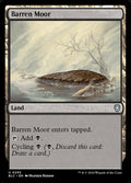 Barren Moor – Uncommon Magic: The Gathering card from Bloomburrow Commander (#292)