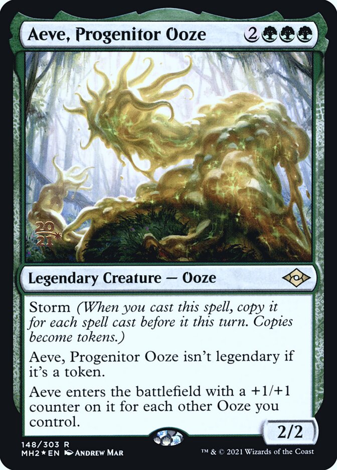 Aeve, Progenitor Ooze – Rare Magic: The Gathering card from Modern Horizons 2 Promos (#148s)