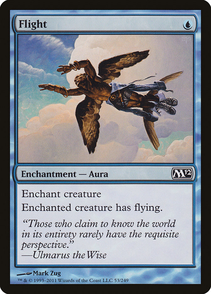 Flight – Common Magic: The Gathering card from Magic 2012 (#53)