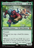 Groundchuck & Dirtbag – Rare Magic: The Gathering card from Teenage Mutant Ninja Turtles (#115)