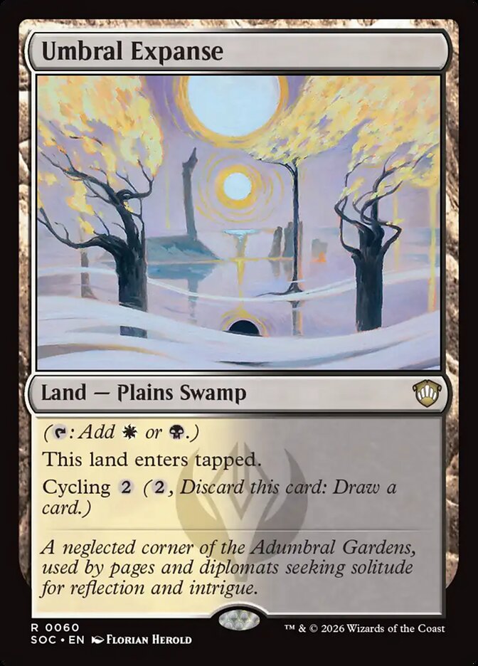 Umbral Expanse – Rare Magic: The Gathering card from Secrets of Strixhaven Commander (#60)