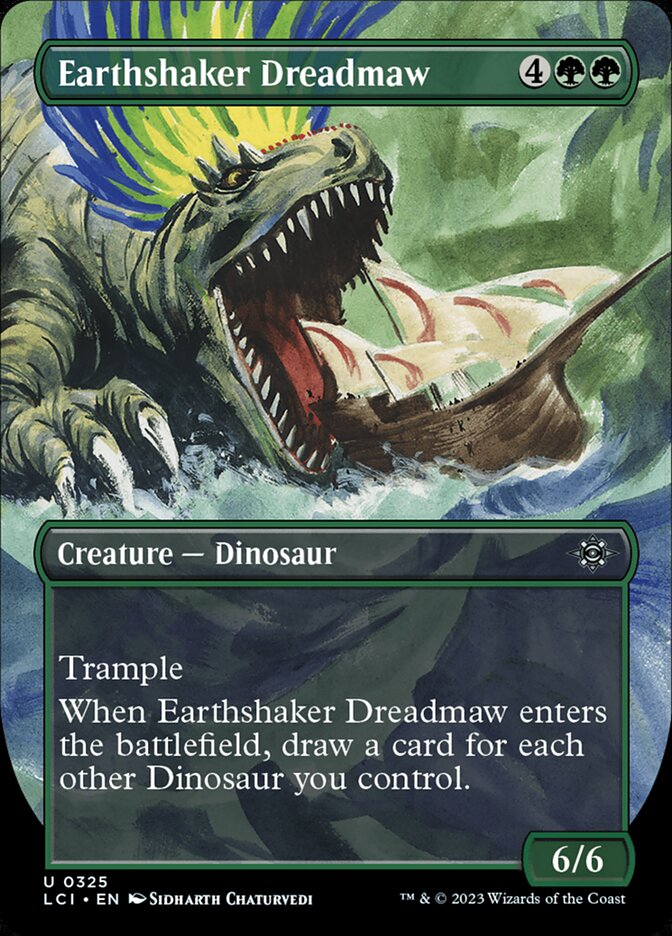 Earthshaker Dreadmaw – Uncommon Magic: The Gathering card from The Lost Caverns of Ixalan (#325)