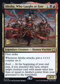Alesha, Who Laughs at Fate – Rare Magic: The Gathering card from Foundations Promos (#115s)