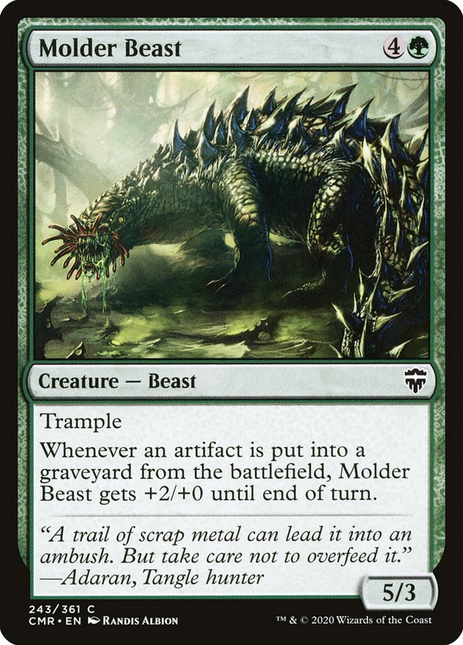 Molder Beast – Common Magic: The Gathering card from Commander Legends (#243)
