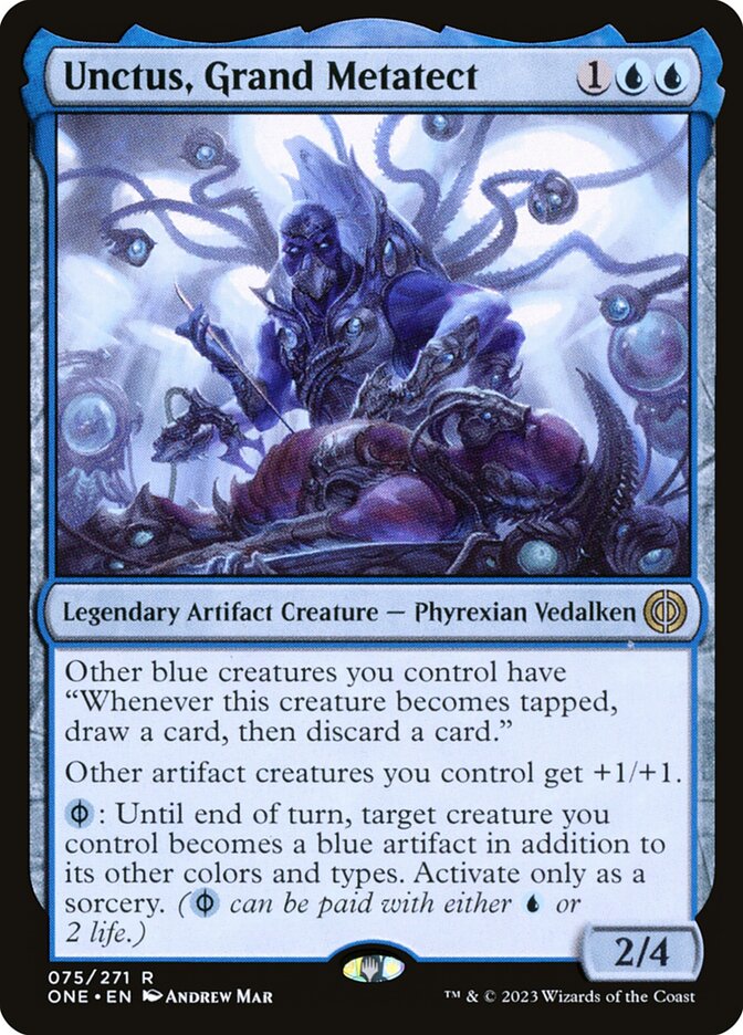 Unctus, Grand Metatect – Rare Magic: The Gathering card from Phyrexia: All Will Be One (#75)