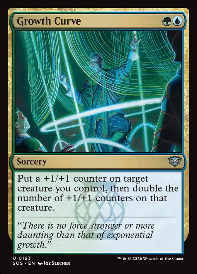 Growth Curve – Uncommon Magic: The Gathering card from Secrets of Strixhaven (#193)