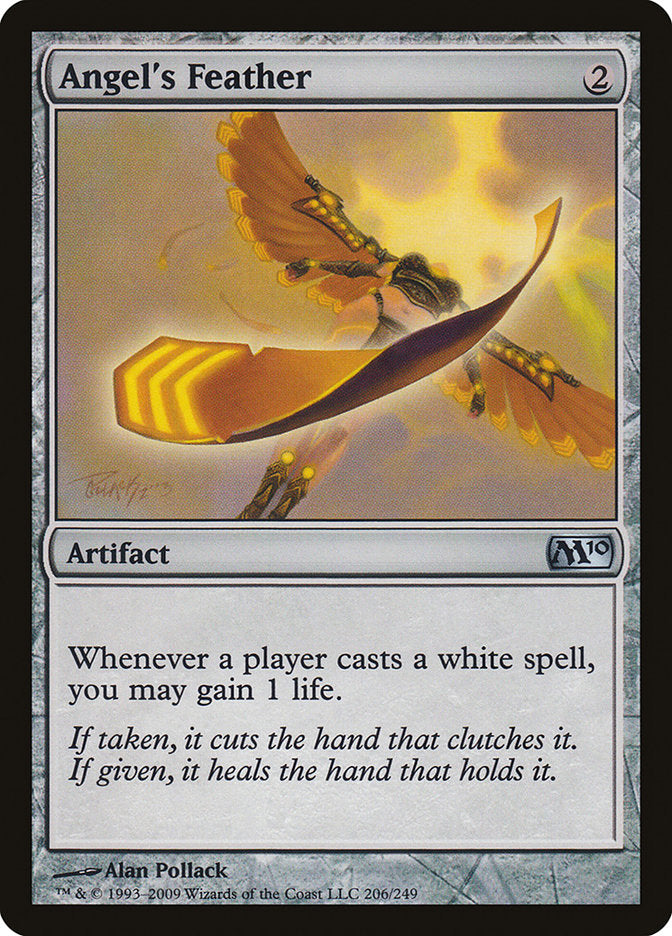 Angel's Feather – Uncommon Magic: The Gathering card from Magic 2010 (#206)