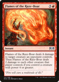 Flames of the Raze-Boar – Uncommon Magic: The Gathering card from Ravnica Allegiance (#101)