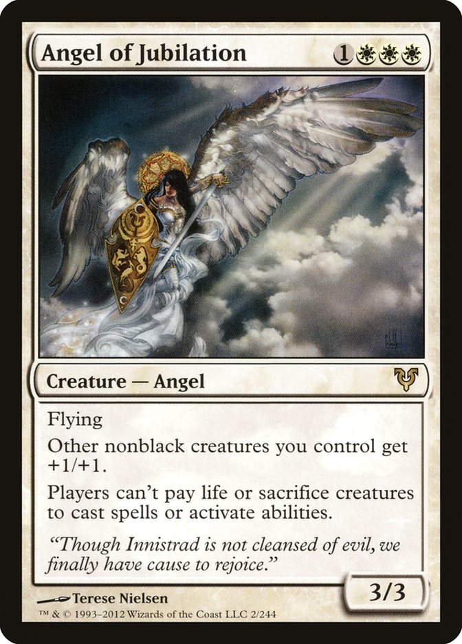 Angel of Jubilation – Rare Magic: The Gathering card from Avacyn Restored (#2)