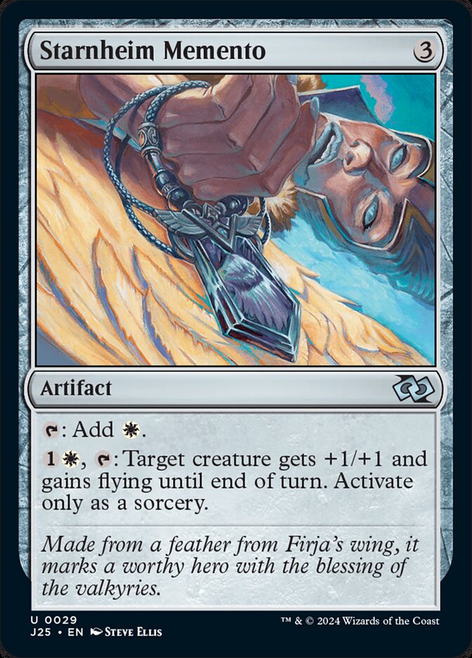 Starnheim Memento – Uncommon Magic: The Gathering card from Foundations Jumpstart (#29)