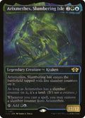 Arixmethes, Slumbering Isle – Rare Magic: The Gathering card from Multiverse Legends (#162)