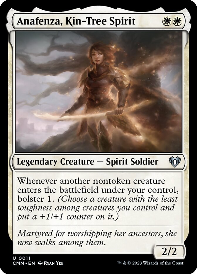 Anafenza, Kin-Tree Spirit – Uncommon Magic: The Gathering card from Commander Masters (#11)