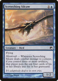 Screeching Silcaw – Common Magic: The Gathering card from Scars of Mirrodin (#42)