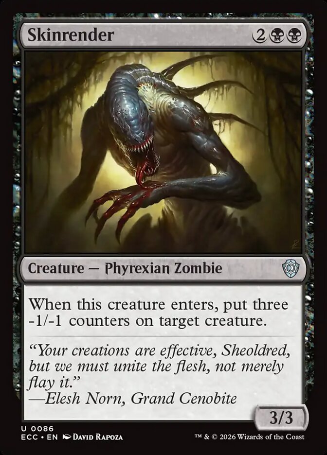 Skinrender – Uncommon Magic: The Gathering card from Lorwyn Eclipsed Commander (#86)