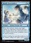 Rowdy Snowballers – Common Magic: The Gathering card from Avatar: The Last Airbender (#68)