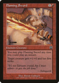 Flaming Sword – Common Magic: The Gathering card from Mercadian Masques (#190)