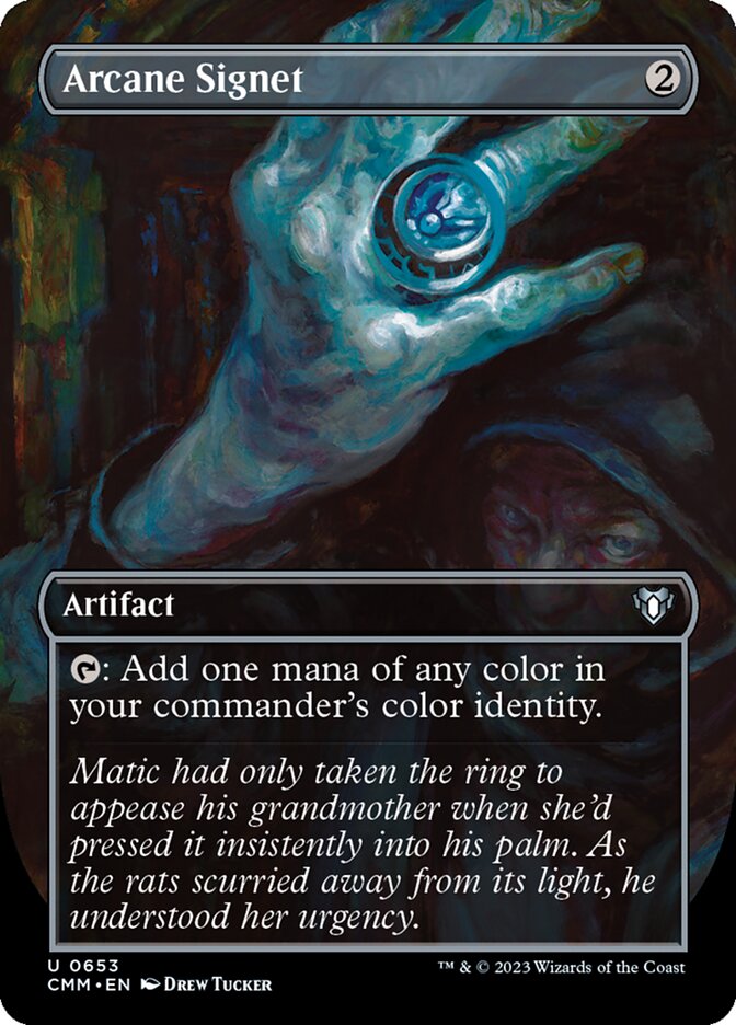 Arcane Signet – Uncommon Magic: The Gathering card from Commander Masters (#653)