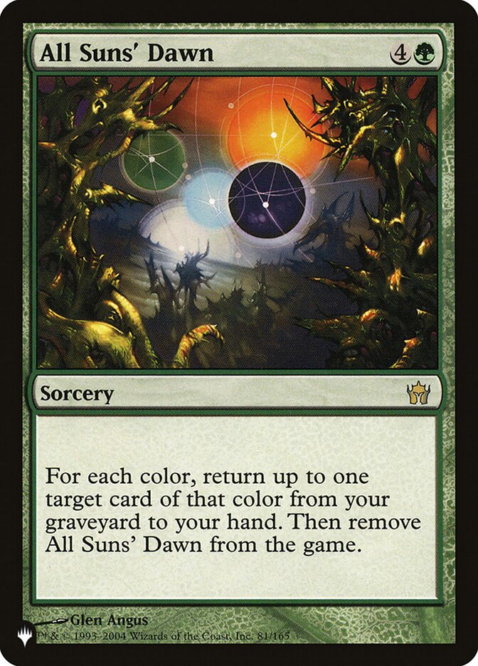 All Suns' Dawn – Rare Magic: The Gathering card from The List (#5DN-81)